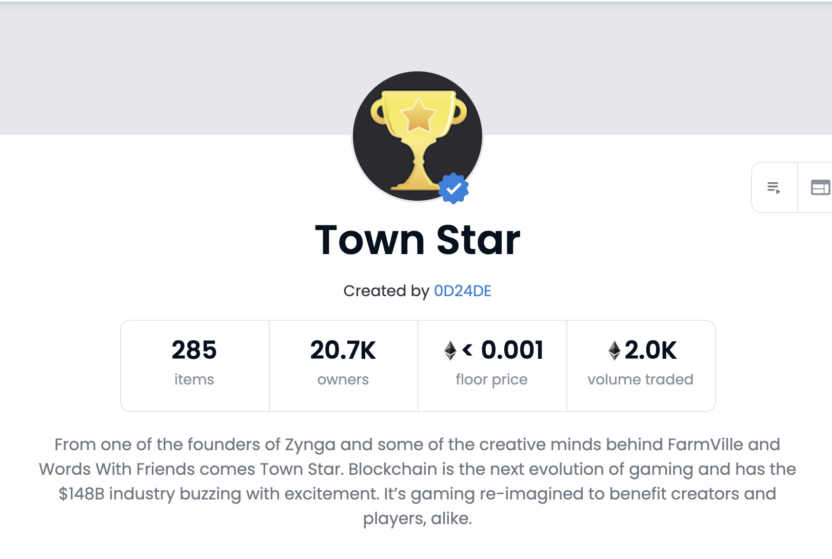 Town Starのnftを Openseaで買うやり方 ウバリバ